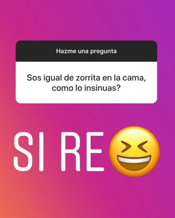 Confesiones sexuales de Karina Jelinek en Instagram