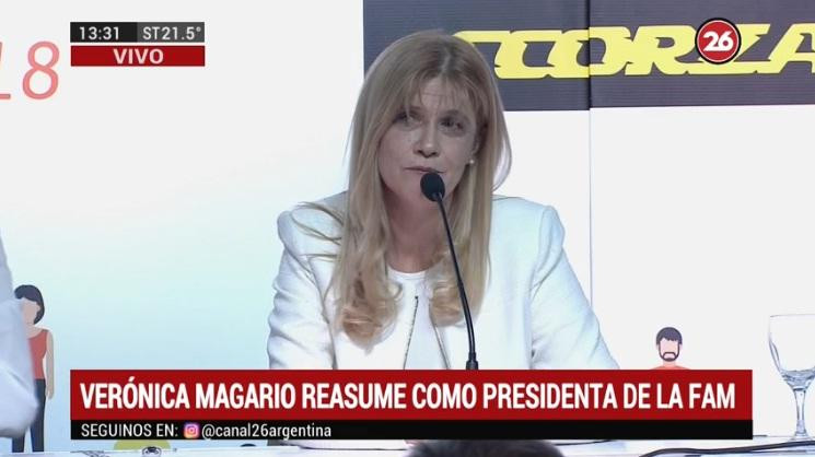 Verónica Magario reasume como presidenta en la FAM