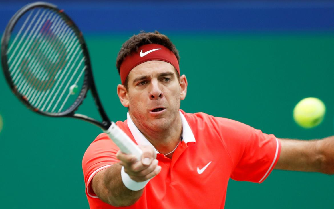 Juan Martín Del Potro en Masters 1000 de Shanghai (Reuters)