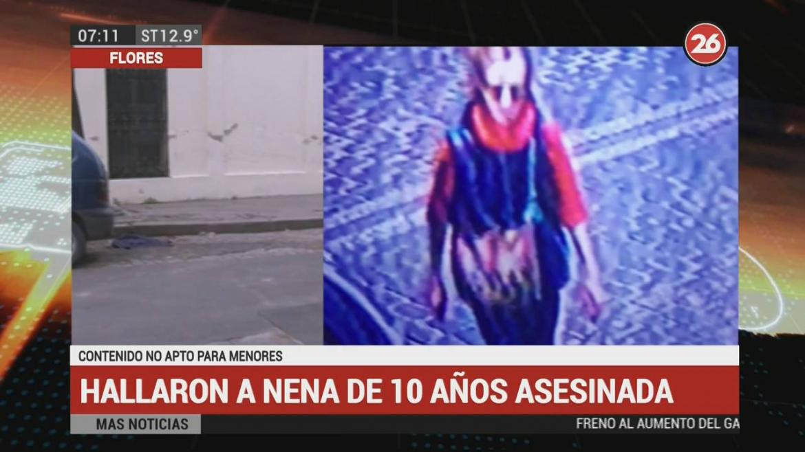 Horror en Flores: madre mató a su hija en plena calle (Canal 26)