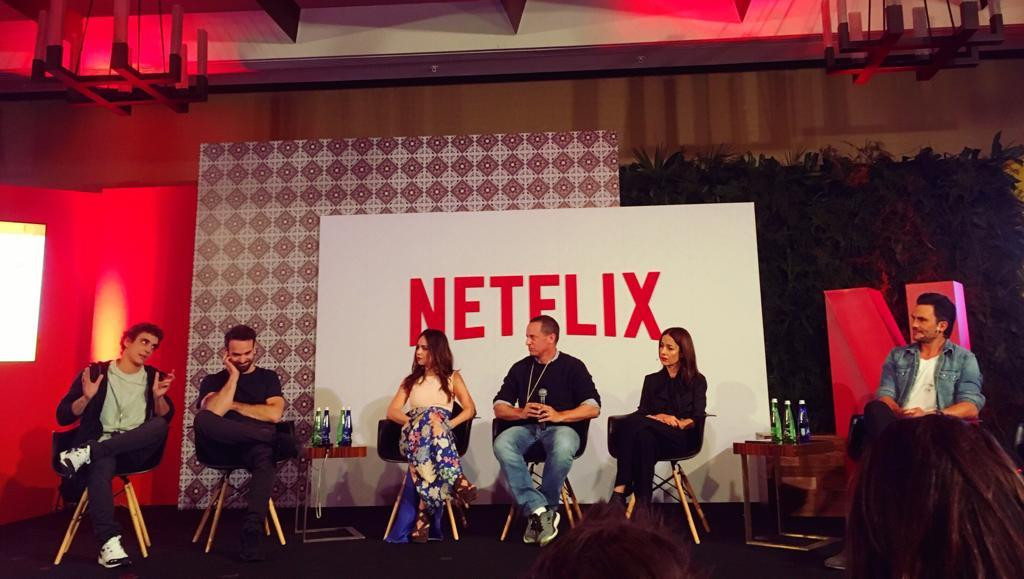 Karina Vitorino - presentación Netflix en Bogotá