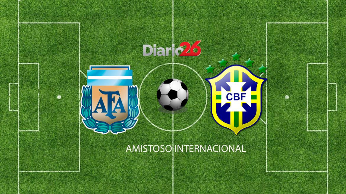 Amistoso internacional: Argentina vs. Brasil