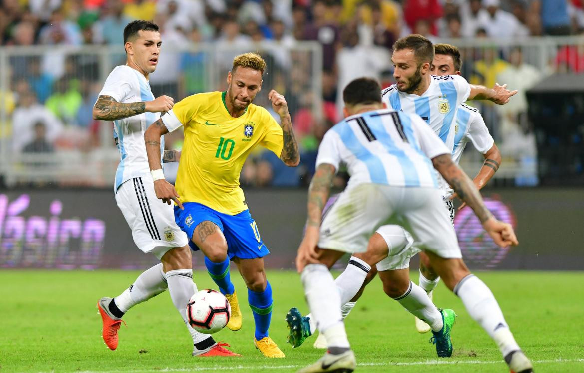 Argentina vs. Brasil, Selección argentina, fútbol, deportes, Reuters