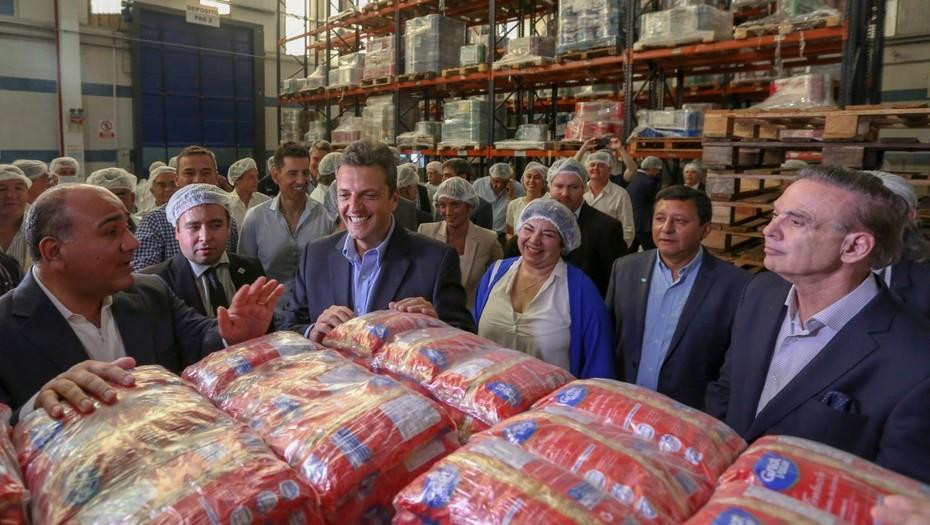 Sergio Massa, Juan Manzur y Miguel Ángel Pichetto (Prensa)