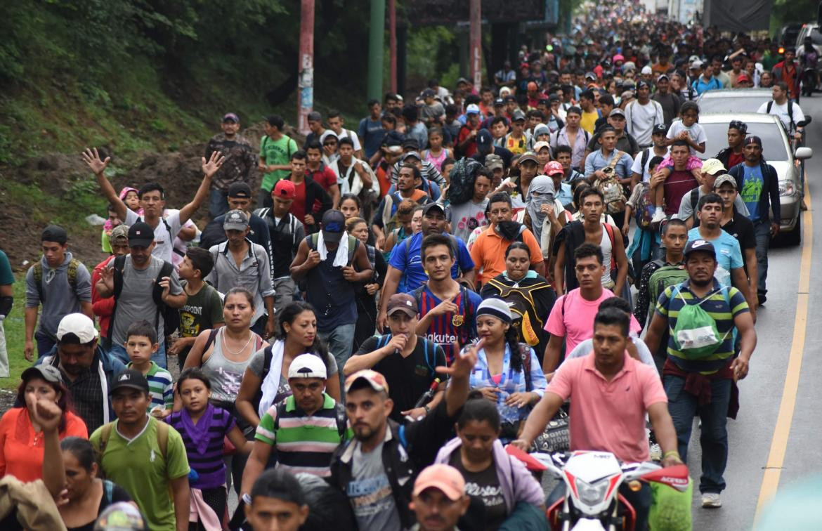 Caravana de hondureños - Agencia NA