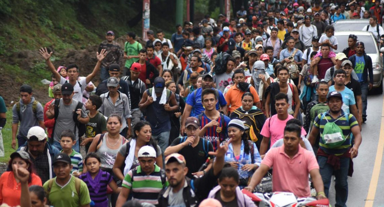 Caravana de hondureños - Agencia NA