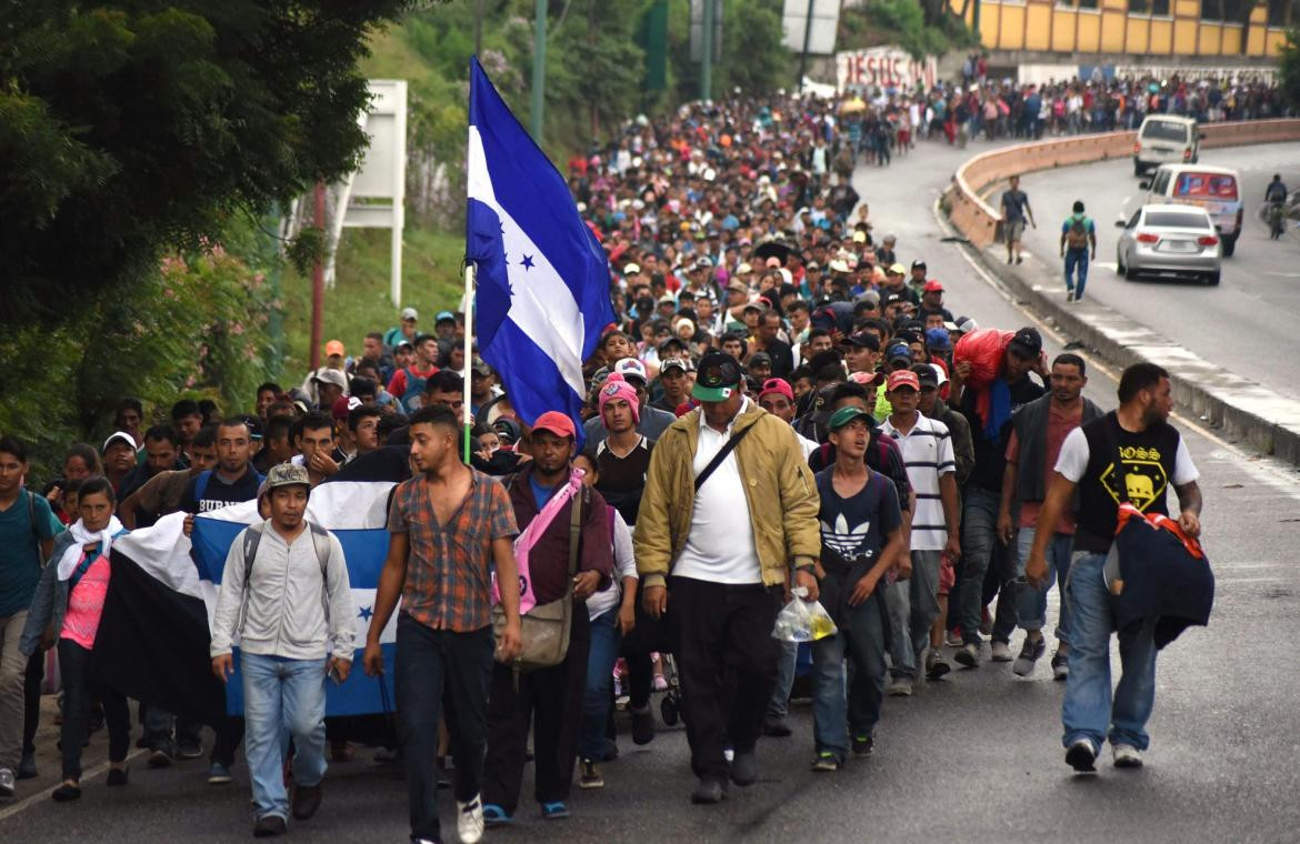 Caravana de hondureños - Agencia NA