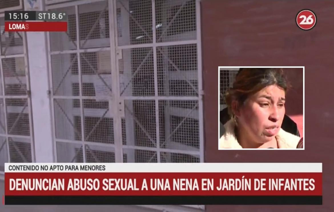 Denuncian abuso sexual en jardín de infantes de Lomas de Zamora, madre de la víctima