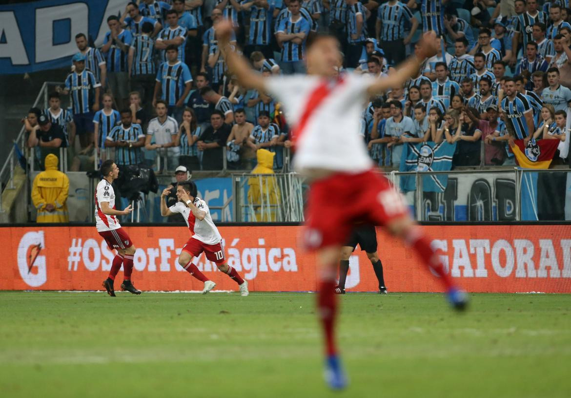 Victoria de River ante Gremio en Copa Libertadores (Reuters)