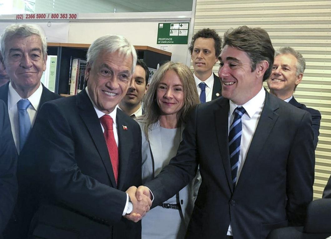 Javier Iguacel y Sebastián Piñera (NA)