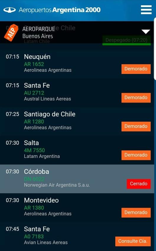 Demoras y cancelaciones en Aeroparque 02-11-18