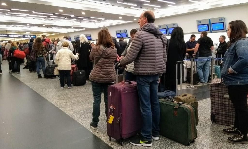 Demoras y cancelaciones en Aeroparque