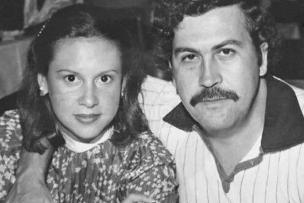 Pablo Escobar Gaviria y su esposa Victoria Henao