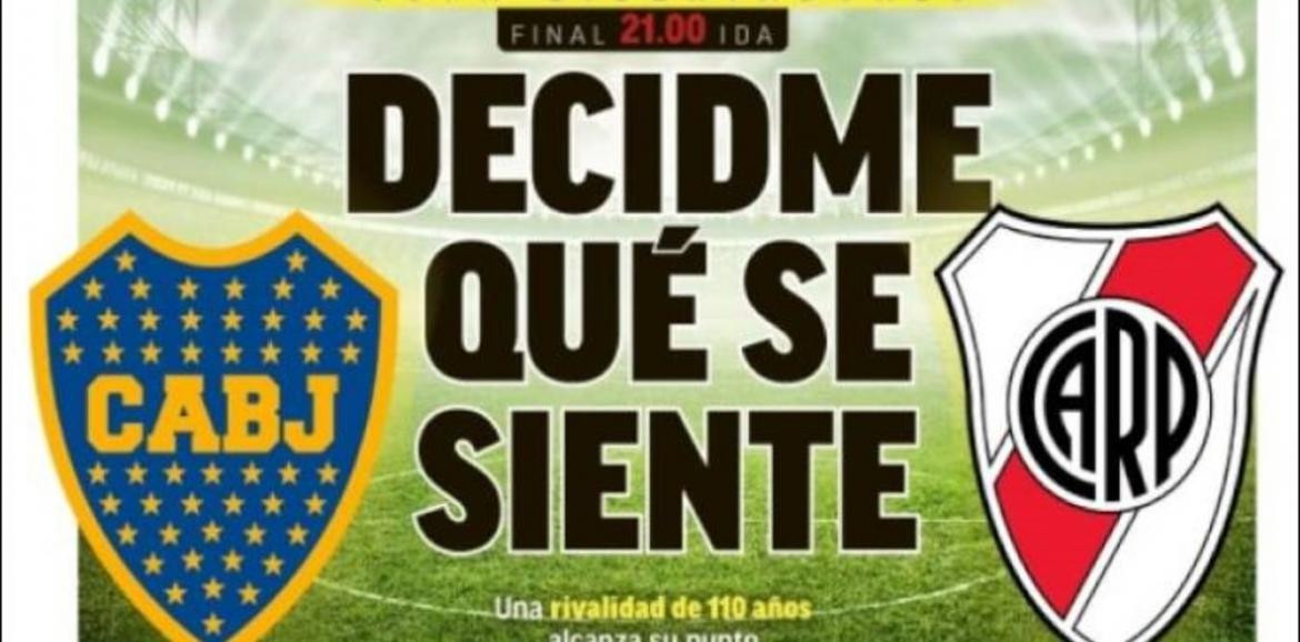 Medios del mundo sobre el superclásico