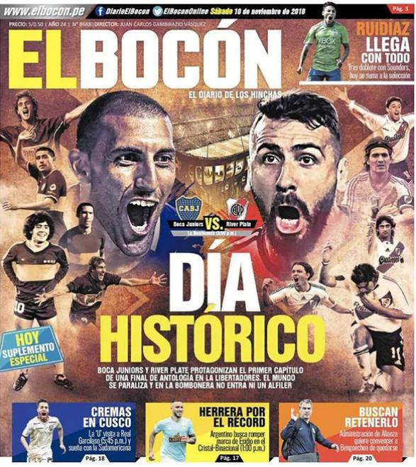 Medios del mundo sobre el superclásico