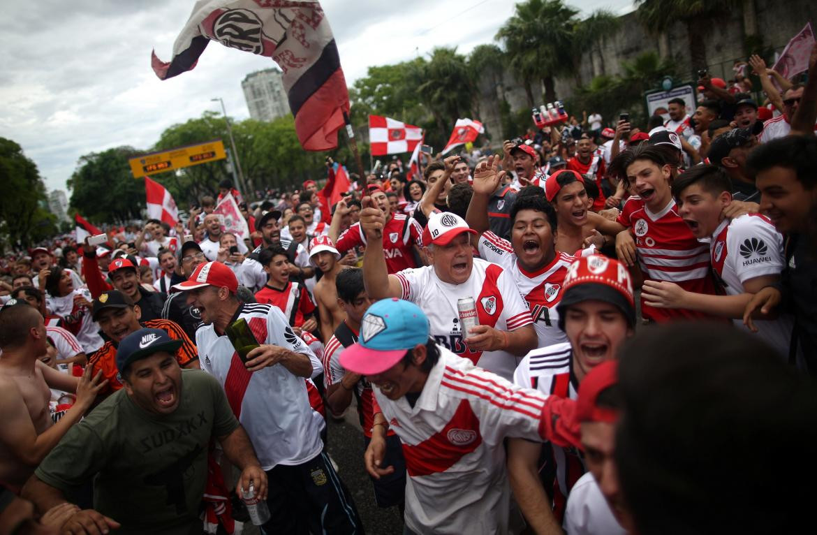 Banderazo - Hinchas de River (Reuters)