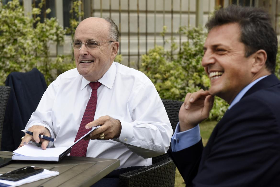 Sergio Massa se reunió con Rudolph Giuliani