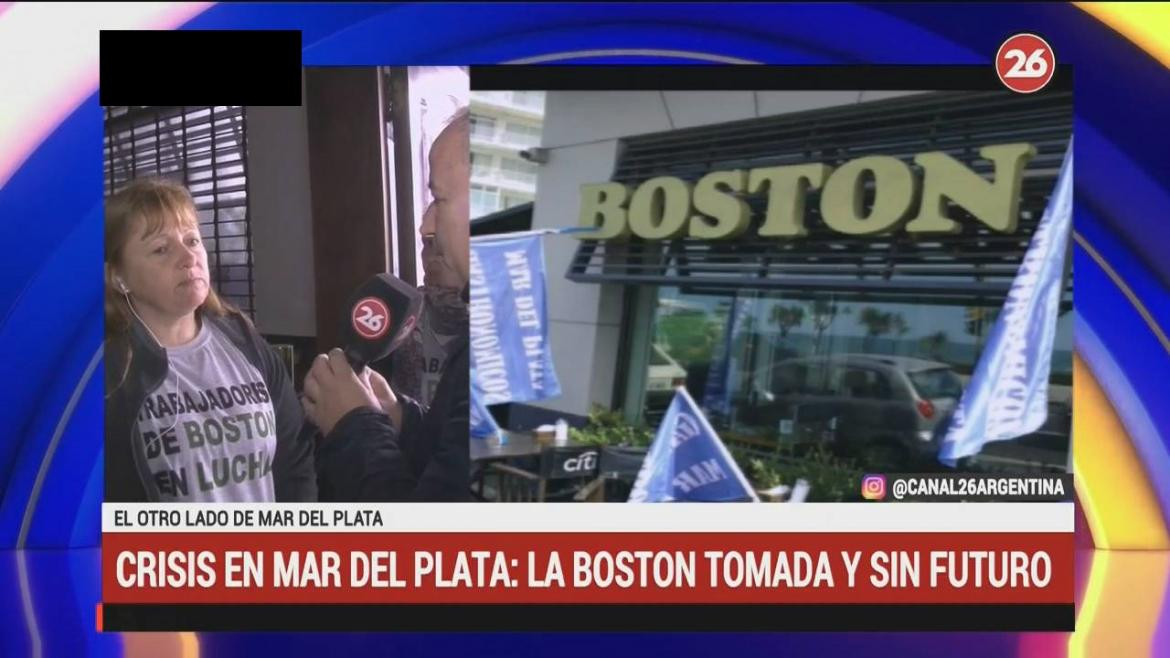 La Boston - Mar del Plata reclamo trabajadores