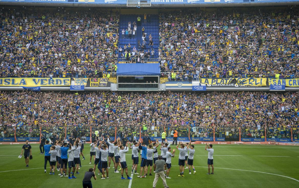 Entrenamiento abierto de Boca en La Bombonera (NA)