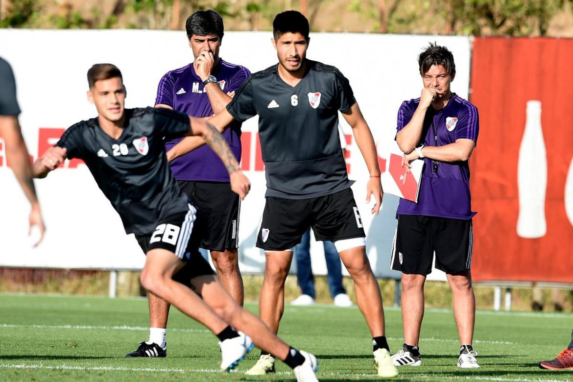 River - entrenamiento Superfinal Libertadores