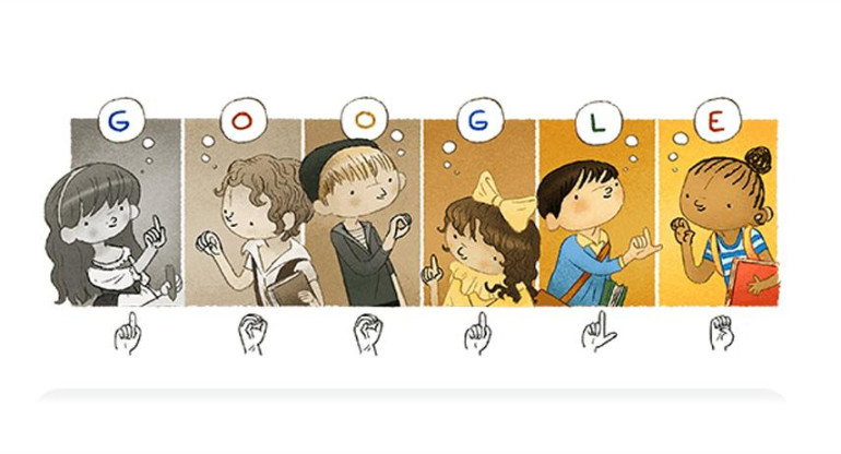 Efemérides del 24 noviembre: Doodle de Google homenajea al "padre de los sordos"