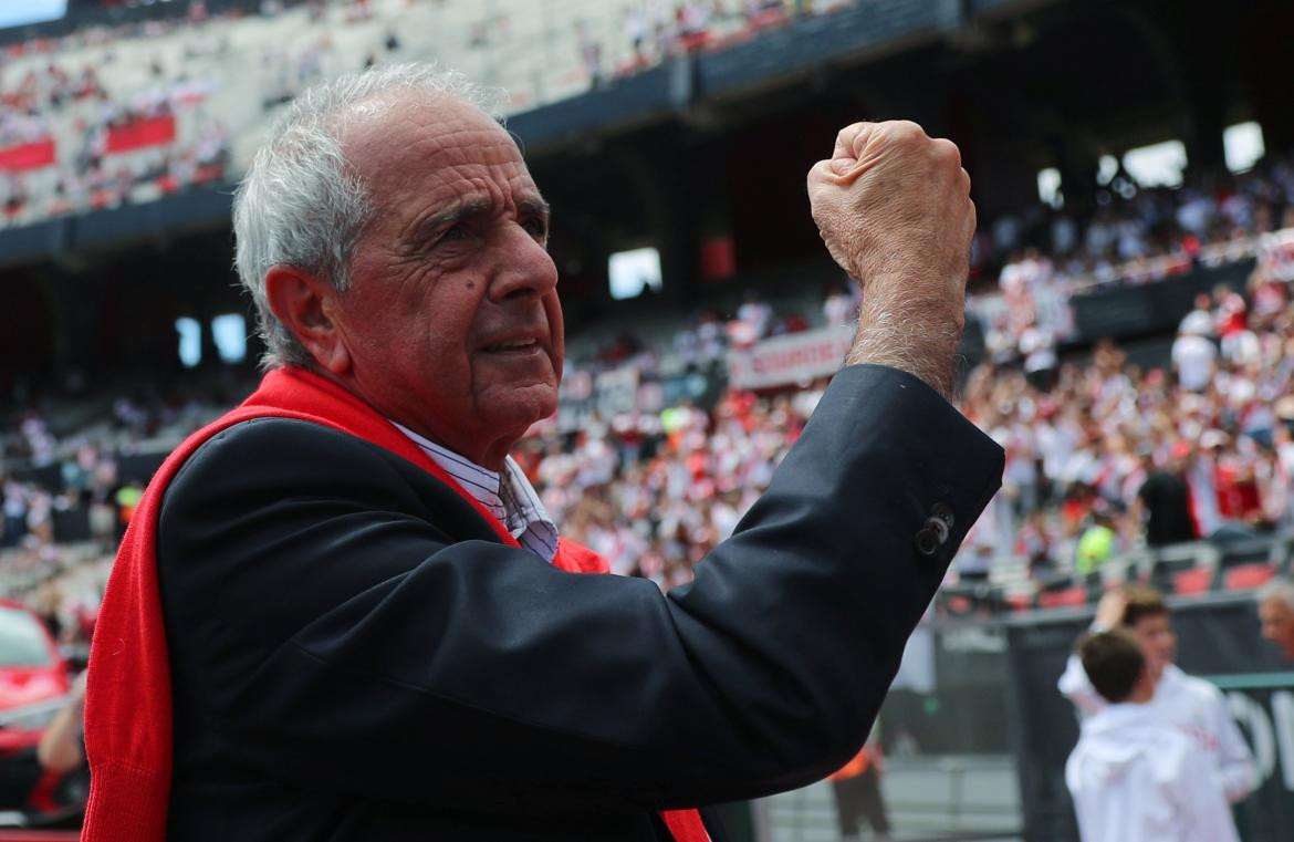 Presidente River Rodolfo Donofrio - en la previa a la Superfinal Copa Libertadores (Reuters)