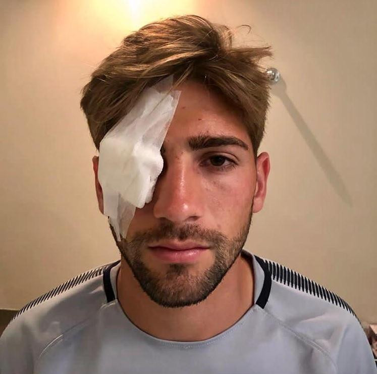 Gonzalo Lamardo, jugador de Boca herido, Copa Libertadores 