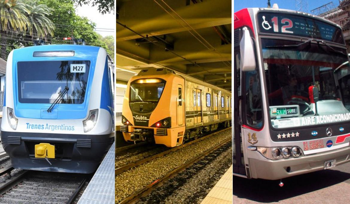 Paro de transportes, colectivos, trenes y subtes