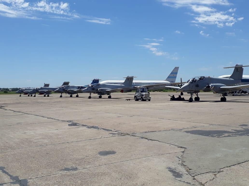 Avión de la seguridad de Estados Unidos por la seguridad de Trump