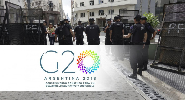 Cumbre del G20, operativo de seguridad, cortes