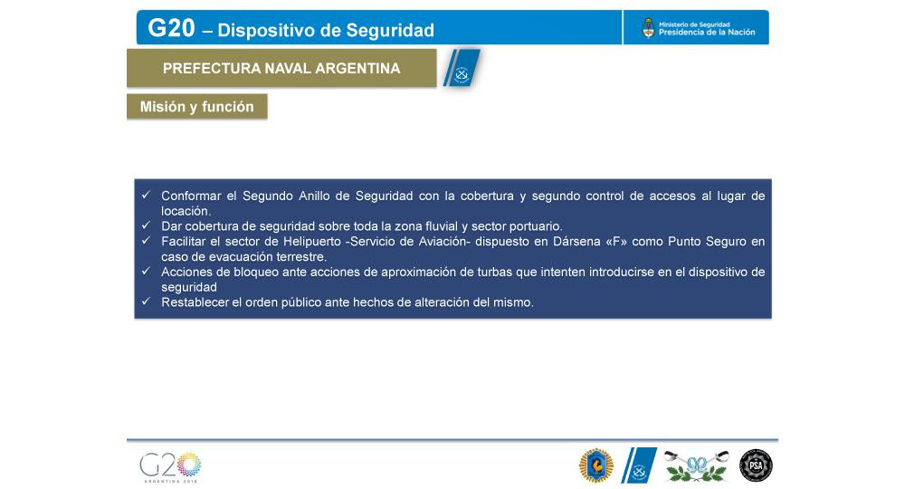 Cumbre del G20, operativo de seguridad, cortes