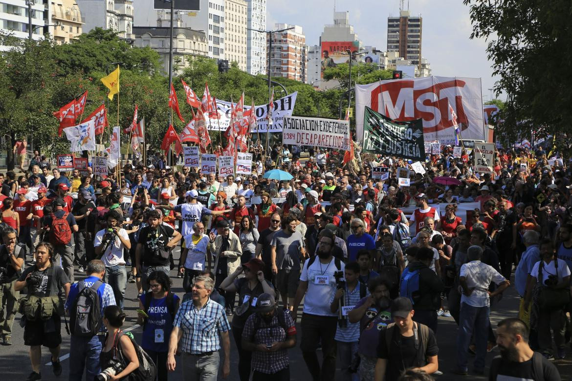 Marcha anticumbre G20 - Agencia NA