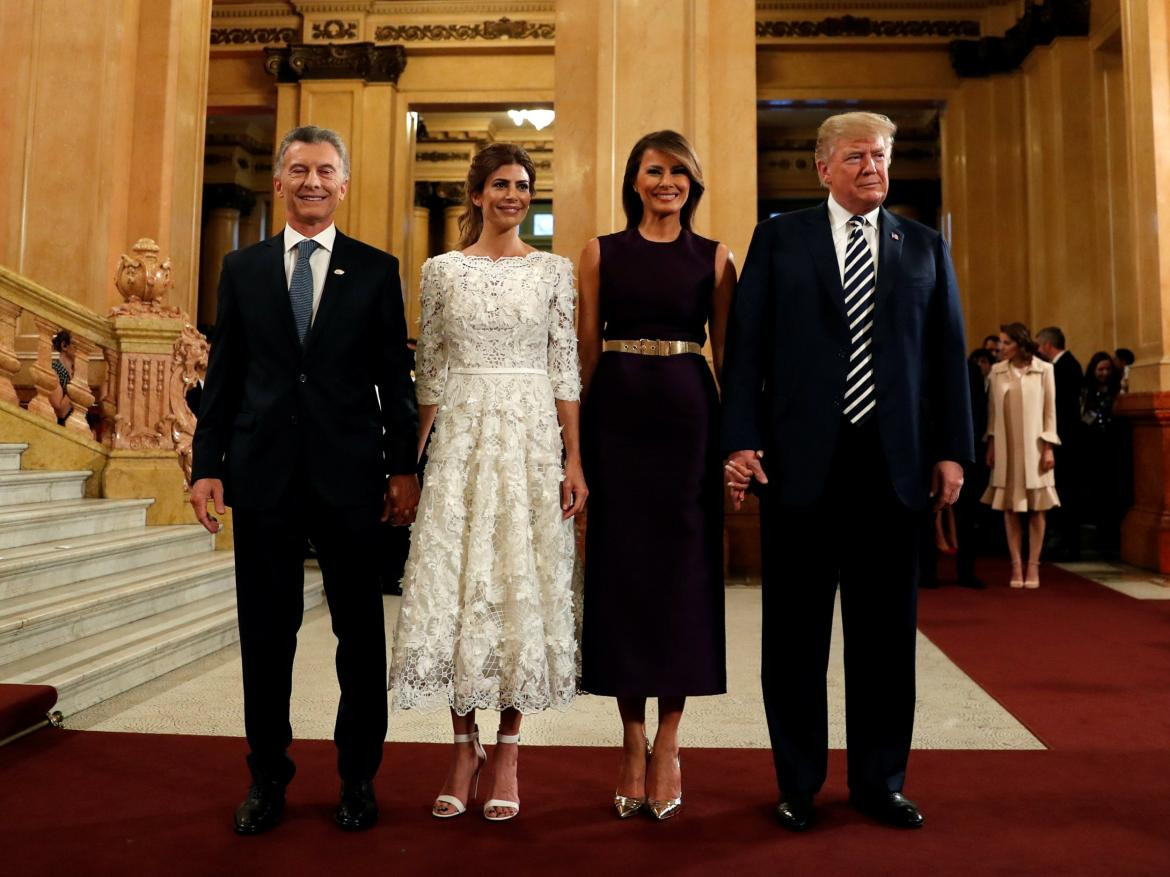 Gala Teatro Colón por Cumbre G20 - Macri, Trump, Melania y Juliana Awada (Foto Retuers)