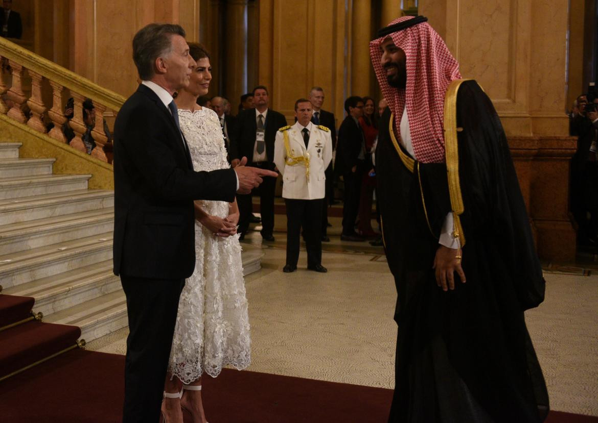 Gala Teatro Colón por Cumbre G20 - Macri, Juliana Awada, bin Salmán (Foto Reuters)