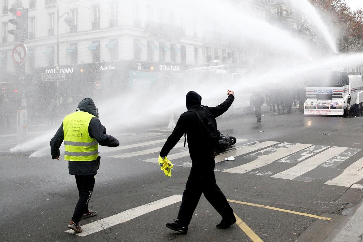 Protesta - Chalecos amarillos en París Reuters