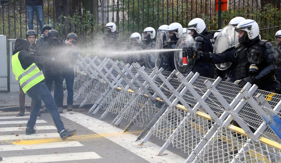 Incidentes en Bruselas de Chalecos Amarillos (Reuters)