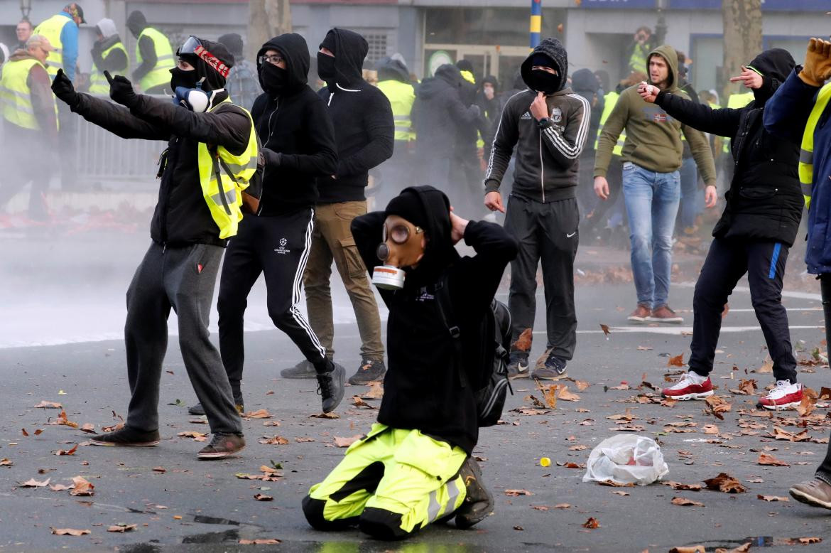 Incidentes en Bruselas de Chalecos Amarillos (Reuters)