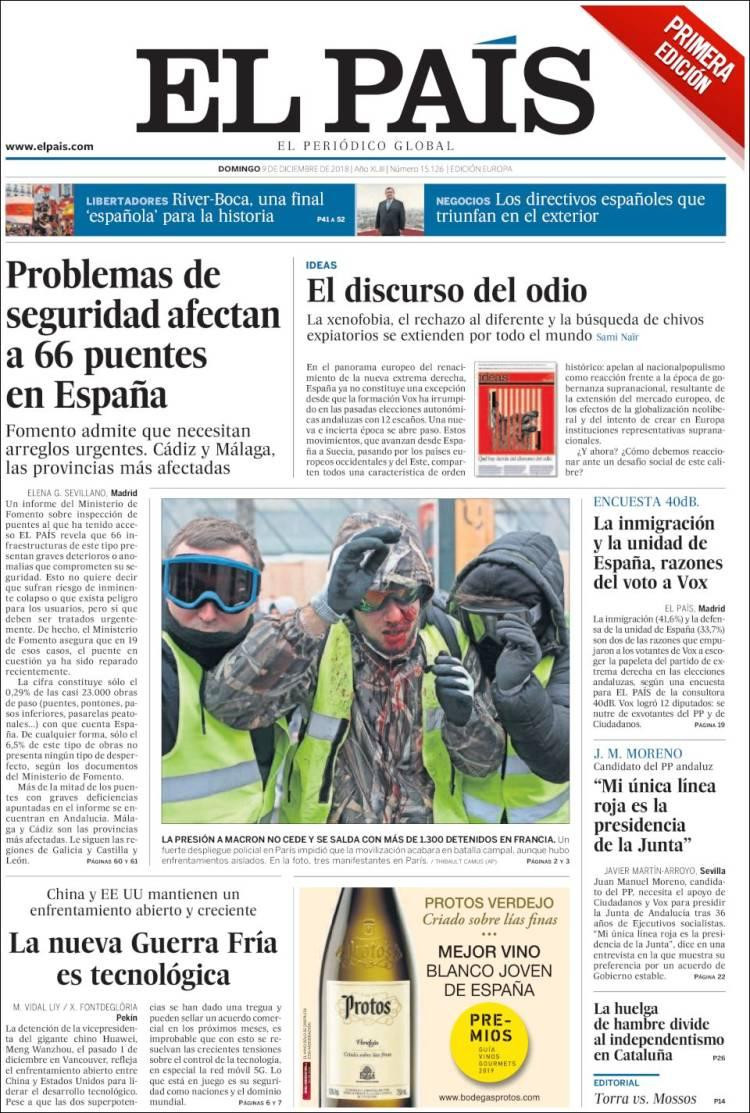 El Pais de España 09-12-18