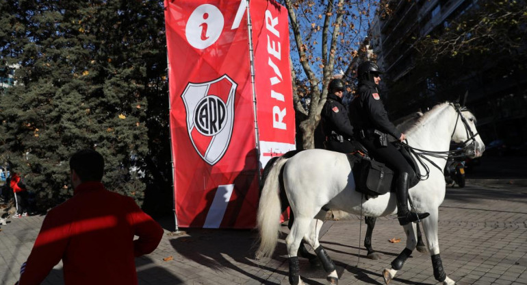 Medidas de seguridad en Madrid por la Superfinal de Copa Libertadores (Reuters)