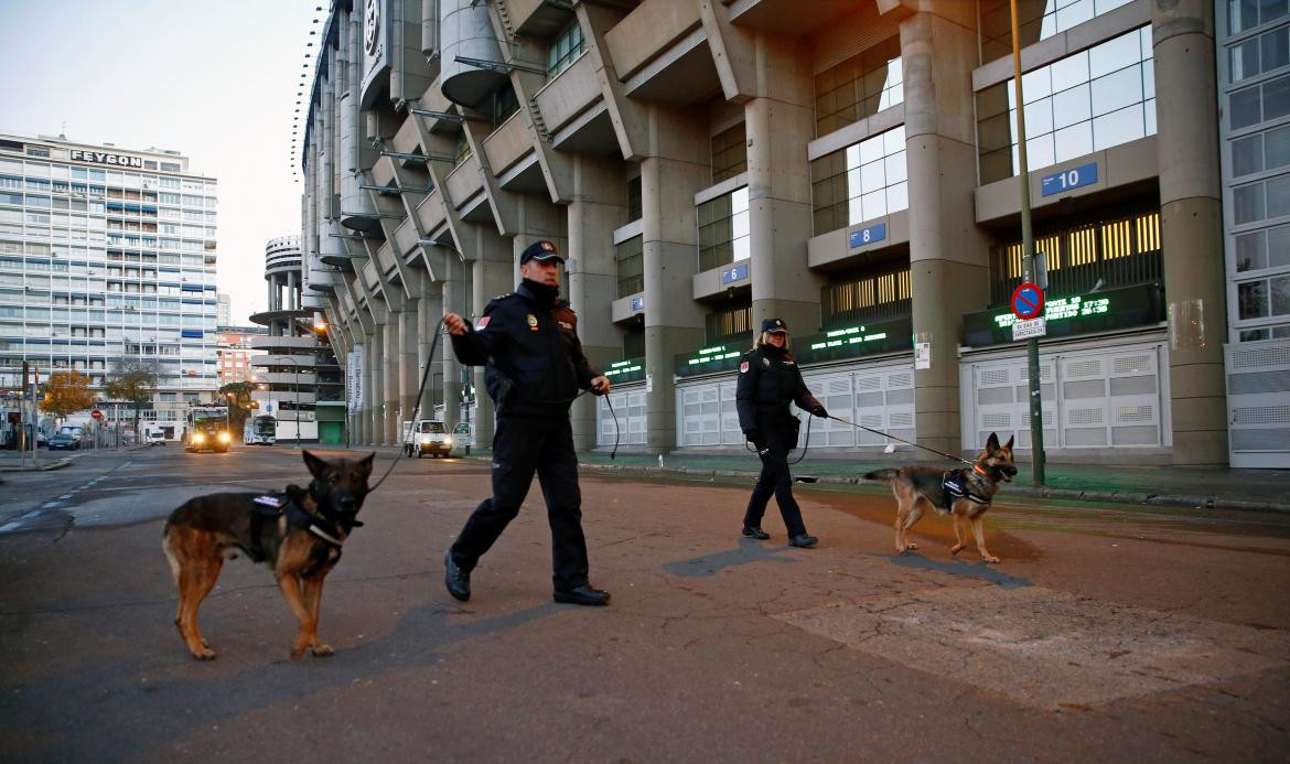 Medidas de seguridad en Madrid por la Superfinal de Copa Libertadores (Reuters)