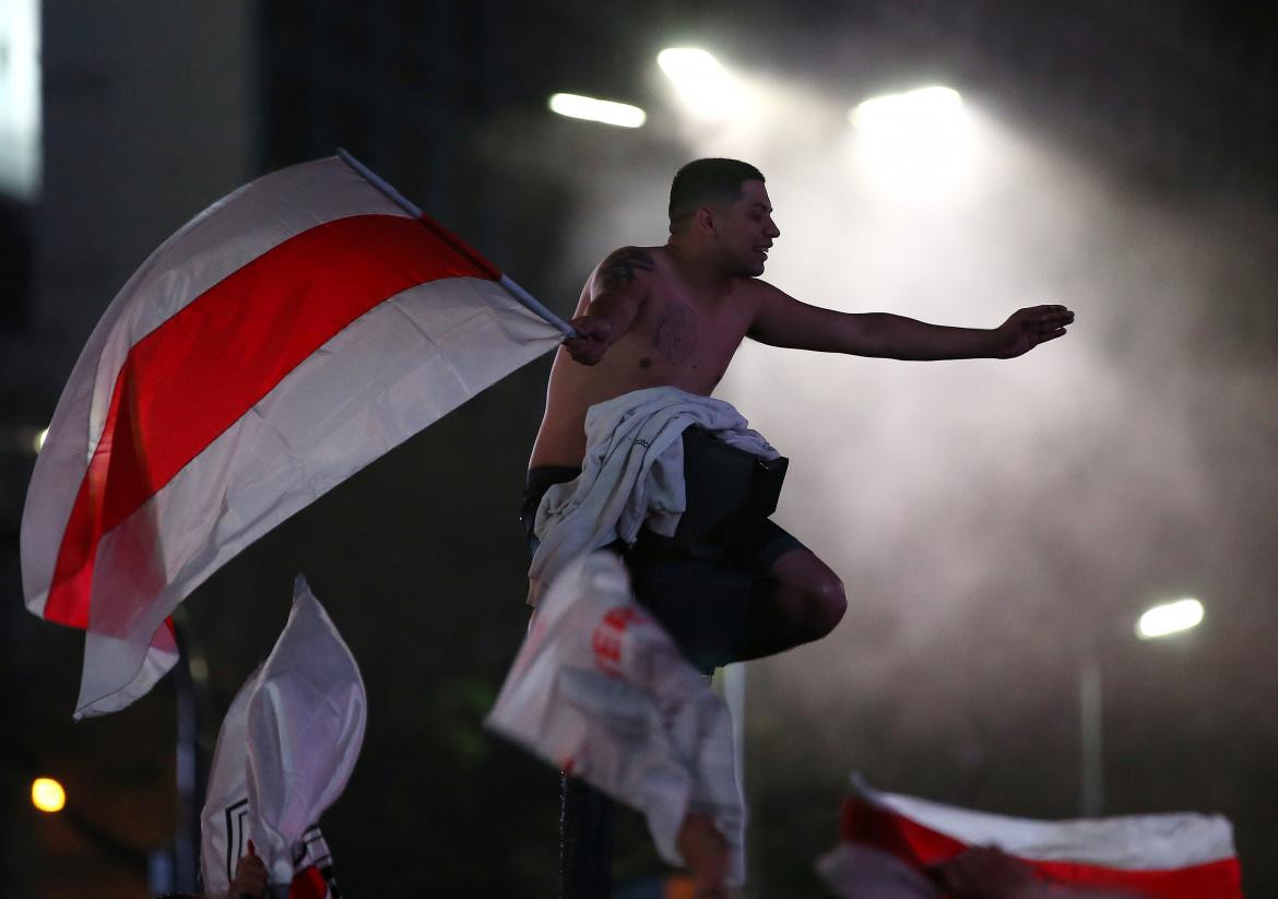 River, festejos en el Obelisco, Libertadores 2018, Reuters