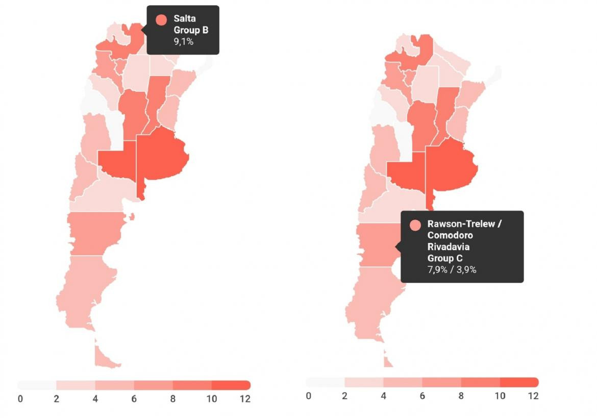 Mapa desocupación Argentina (Foto 3)