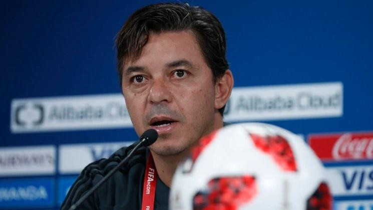 Conferencia de prensa de Marcelo Gallardo en Abu Dabi