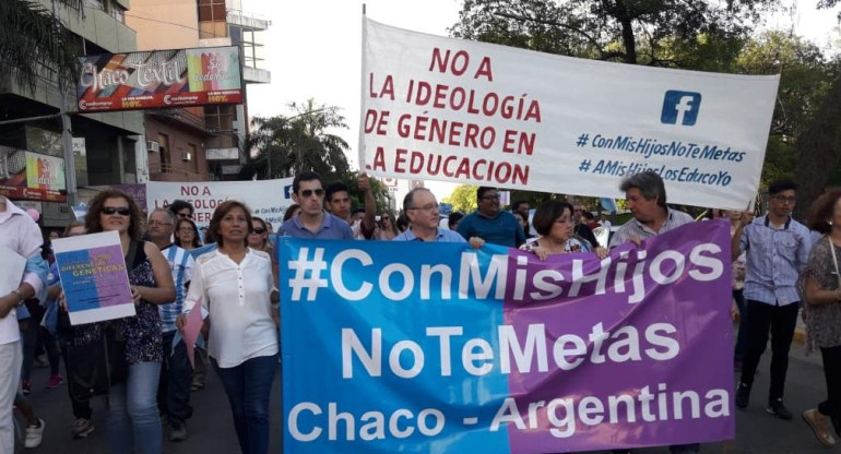 Marcha contra la Ideología de Género en Chaco