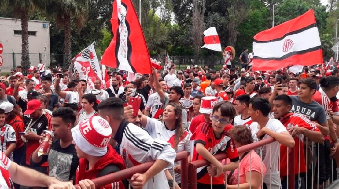 Festejos de River en el Monumental por Copa Libertadores