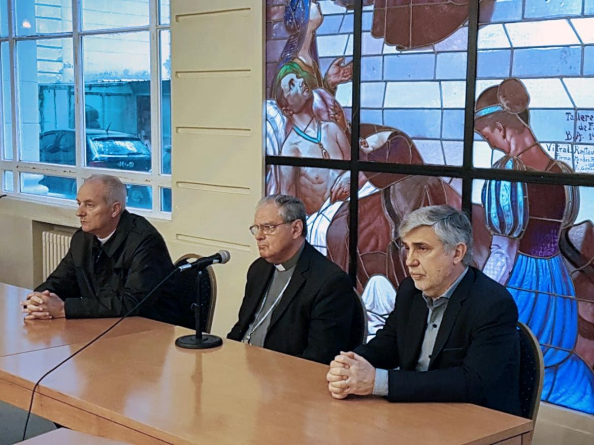 Los representantes de la Conferencia Episcopal Argentina