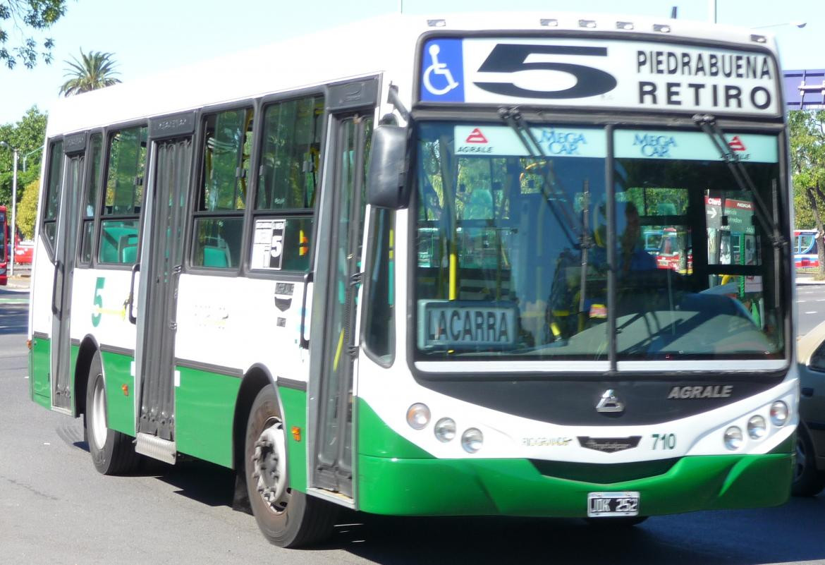 Línea 5 de colectivo