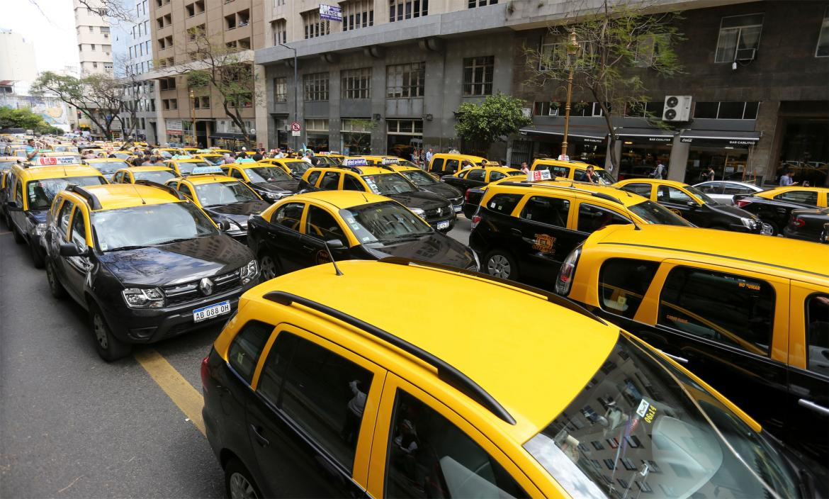 Protesta de taxistas