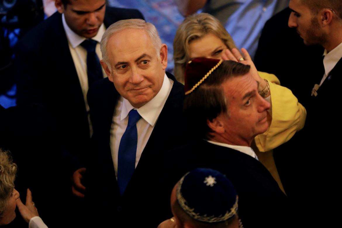 Netanyahu y Bolsonaro - Visita a Brasil Foto Reuters