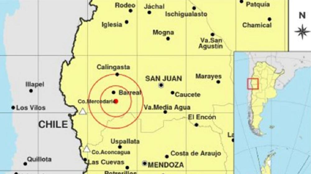 Fuerte sismo de 5.4 grados hizo temblar la provincia de San Juan